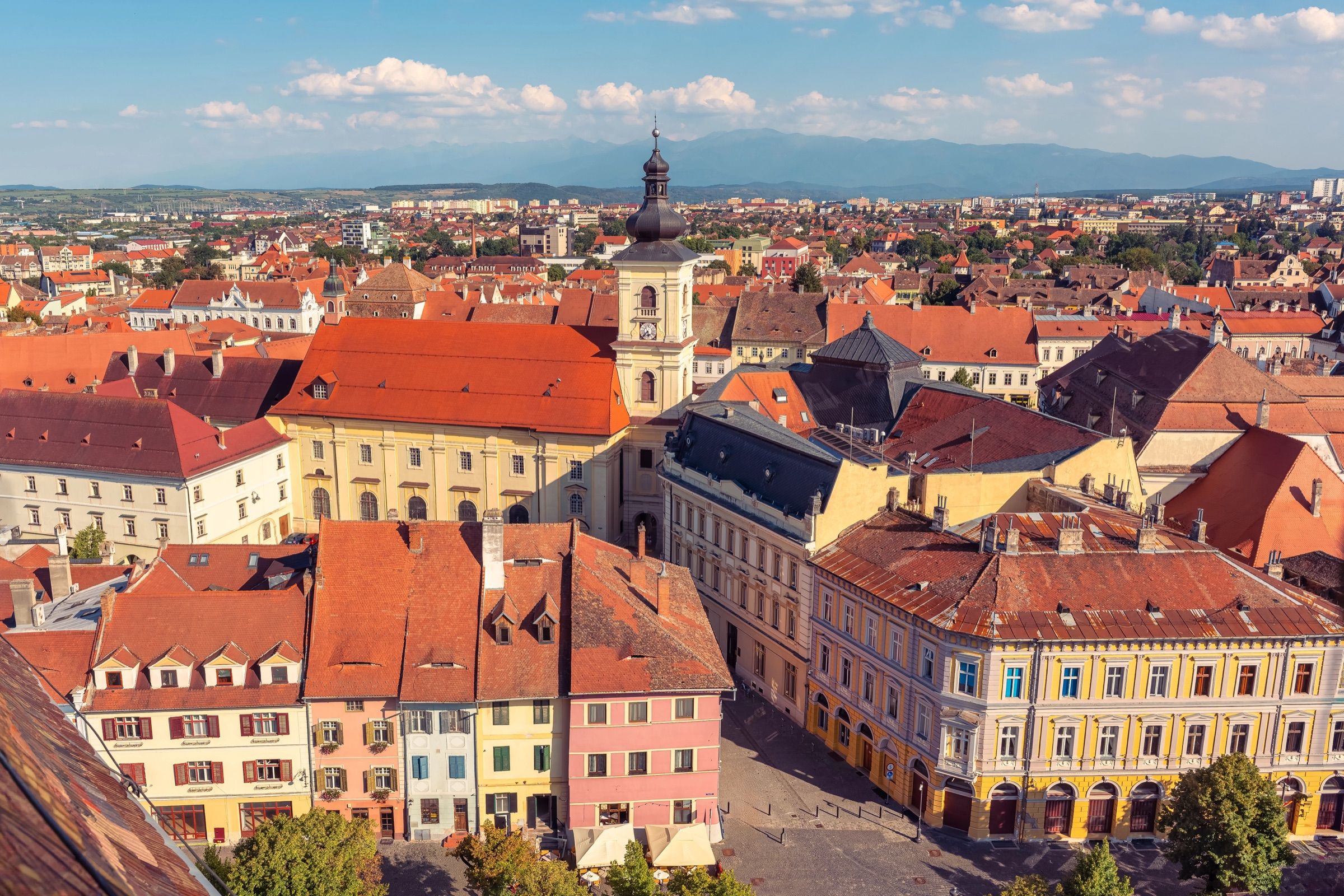 Acoperișurile orașului vechi din Sibiu